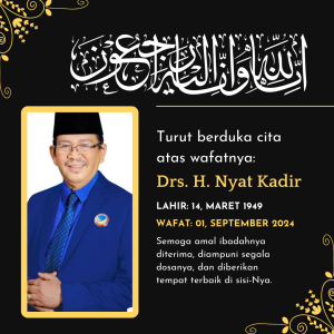 Mantan Walikota Batam Tutup Usia, Drs. H. Nyat Kadir