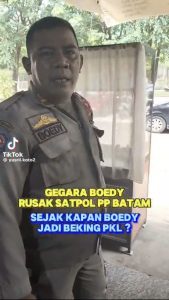 Diduga Bekingi PKL, Oknum Satpol PP Batam Intimidasi Warga