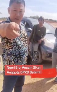 Ancam Anggota DPRD, Saya Sikat Semua Viral Vidio Ancaman, PT SBS Klarifikasi