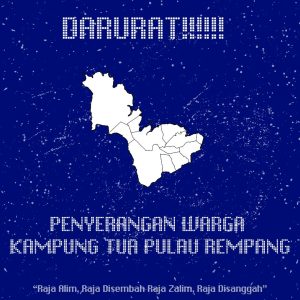 Rempang Kembali Mencekam 8 Warga di Serang Hinggak Alami Luka Sajam