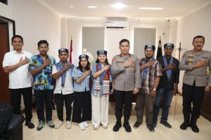 BRIGJEN. POL. ANOM WIBOWO WAKAPOLDA KEPRI TERIMA AUDIENSI GMKI BATAM, BAHAS ISU PEMBANGUNAN DAN KEAMANAN WILAYAH