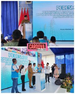 Wakil Gubernur Kepri Nyanyang Haris Resmikan Pelayanan Listrik 24 Jam Impian panjang warga Pulau Pemping