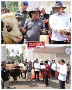 Penyerahan Simbolis Hewan Qurban Hari Raya Idul Adha 1446 Hijriah di Kejaksaan Agung