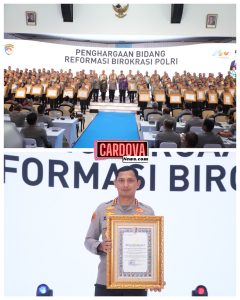 Polres Metro Tangerang Kota Raih Penghargaan Kategori “Pelayanan Prima” dari Kapolri