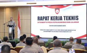 KAPOLDA KEPRI BUKA RAKERNIS FUNGSI TEKNIS SAMAPTA T.A. 2025: SAMAPTA ADALAH TULANG PUNGGUNG KEPOLISIAN