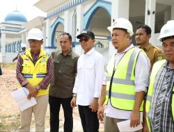 Amsakar Pastikan Pembangunan Masjid Agung Raja Hamidah Sesuai Rencana: Fokus Selesaikan Pagar, Lanskap, dan Dua Menara