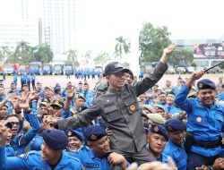 Amsakar dan Li Claudia Pimpin Apel Gabungan: Tegaskan Sinergi Satpol PP dan Direktorat Pengamanan BP Batam Jaga Ketertiban dan Investasi