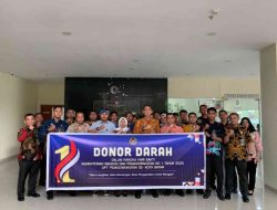 Peringati Hari Bakti Kemenimipas, Rutan Batam Bersama UPT Pemasyarakatan Adakan Donor Darah di PMI Kota Batam