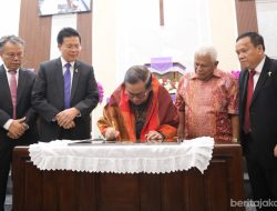 Resmikan Gereja HKBP Pondok Kelapa, Pram: Simbol Kerukunan Umat Beragama