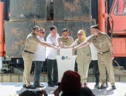 Pramono Groundbreaking Revitalisasi Pasar Gardu Asem dan Kramat Jaya